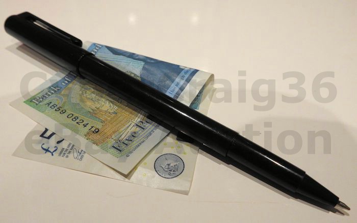 Haute Qualite Noir Stylo Thru Billet Penetrer Par Note Money Tour De Magie Neuf Ebay