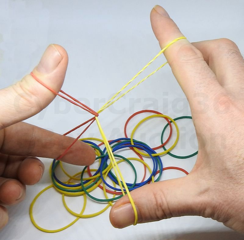 20 MANIPULATION RUBBER BAND MAGIC TRICK COLOURED ELASTIC BANDS STRONG & STRETCHY eBay
