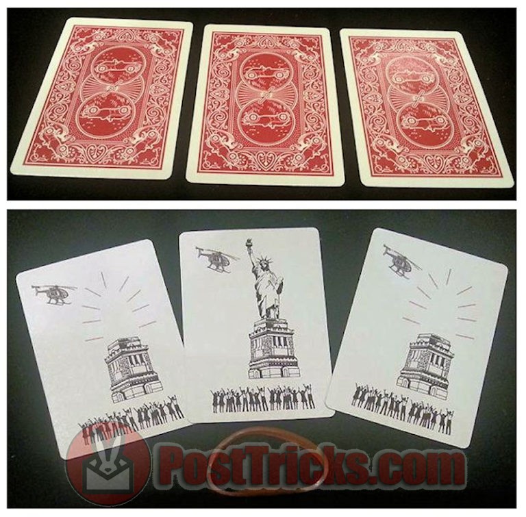 STATUE OF LIBERTY VANISH CARD TRICK Post Tricks