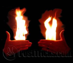 Hands Of Fire Magic Trick