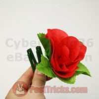 Folding Rose Magic Tricks Flower Appearing Disappear Street Illusion Props T I2 