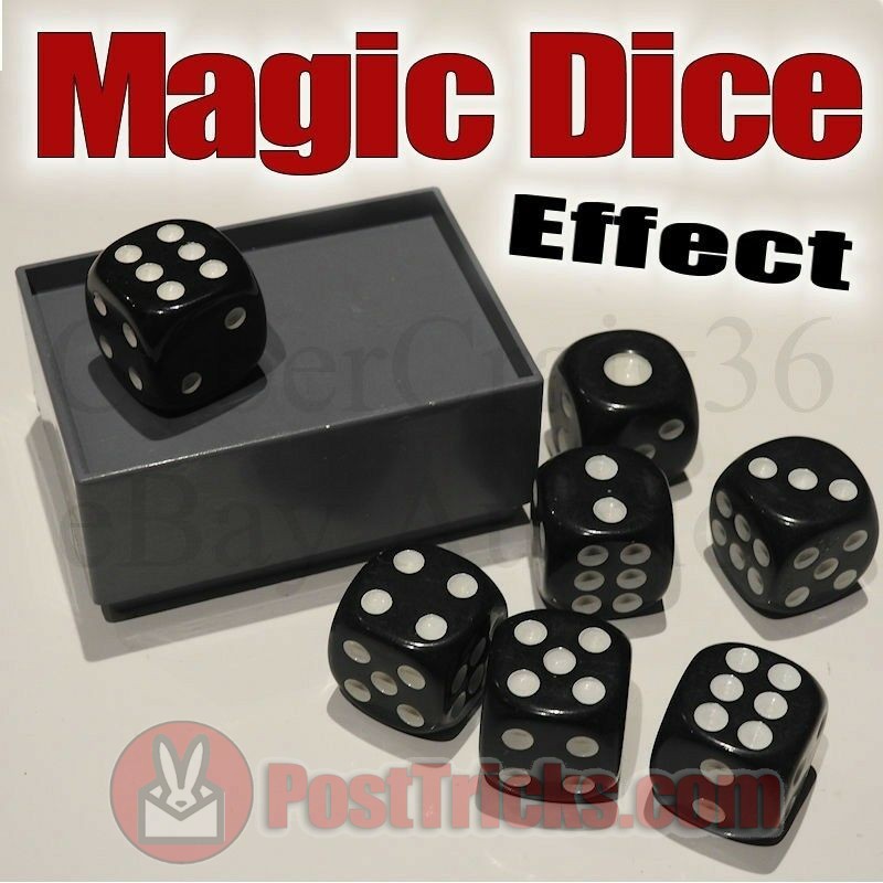 Appearing BARE HAND DICE PRODUCTION 6 Magic Trick Pop Up Die Color Magician 